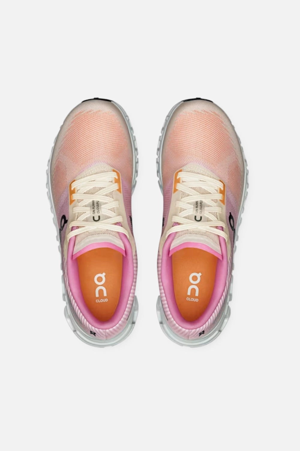 ON Running Cloud 6 Push in Tangerine / Raspberry Pressure Dispersing Footbed