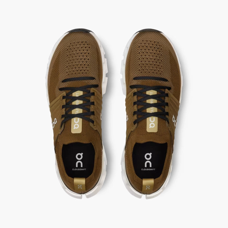 On Running Cloudswift 3 M Sneakers in Hunter Safari (3MD10561921) MeshFabric Thermoformed Heel Cup