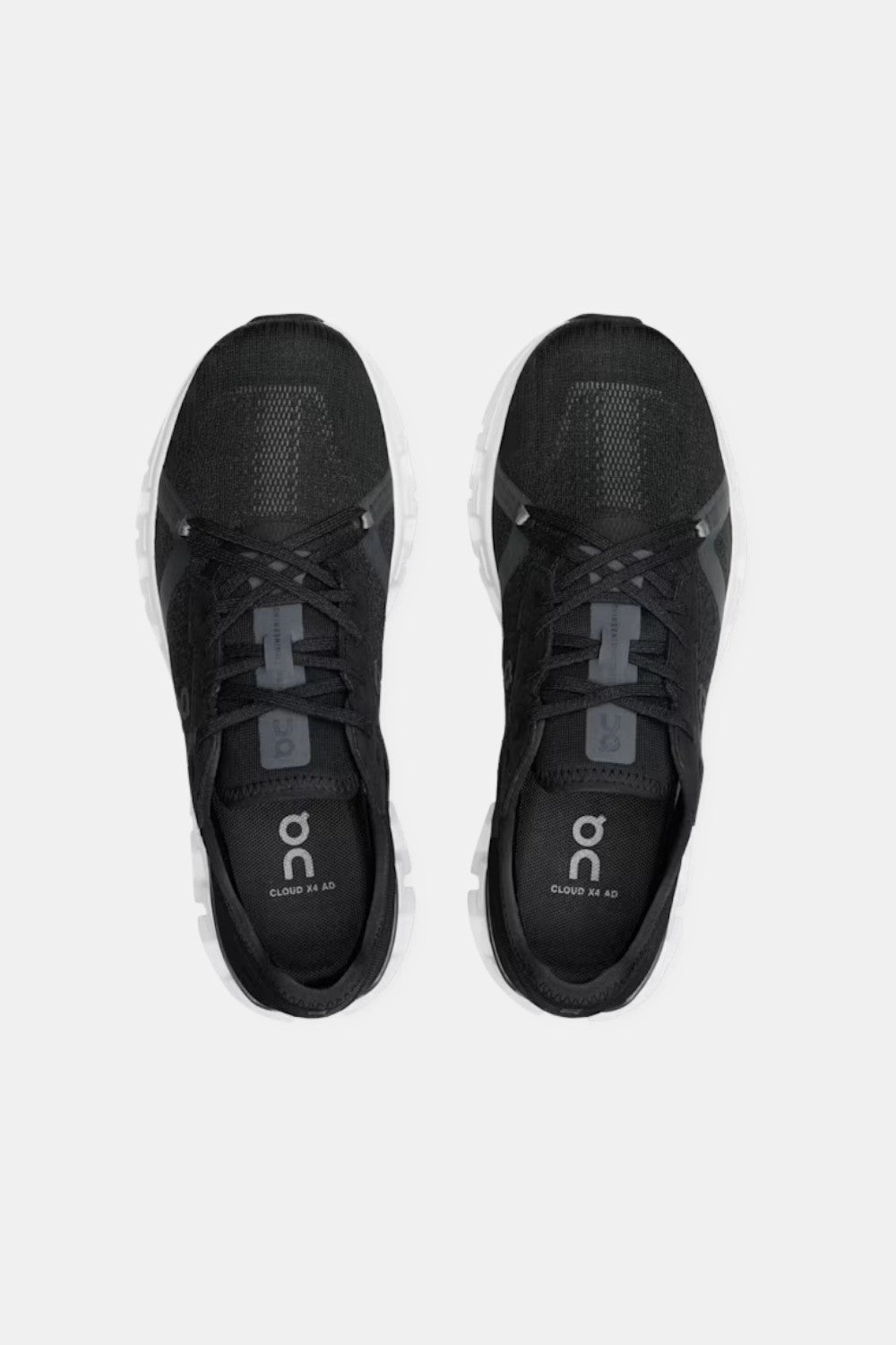 Light Motion On Running Women's Cloud X 4 AD in Black/Asphalt