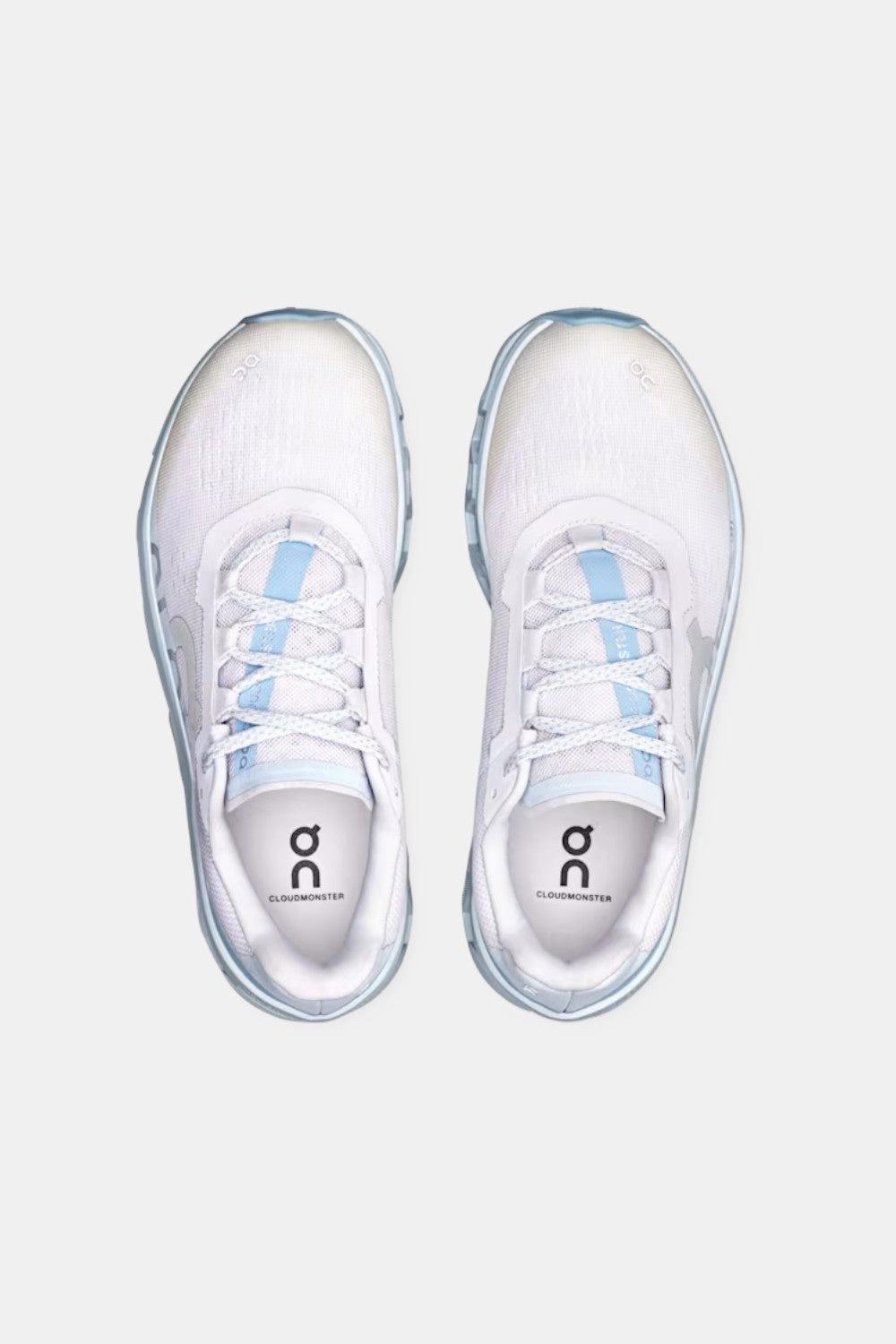 ON Running Women's Cloudmonster in Frost/Wash Walk Friendly