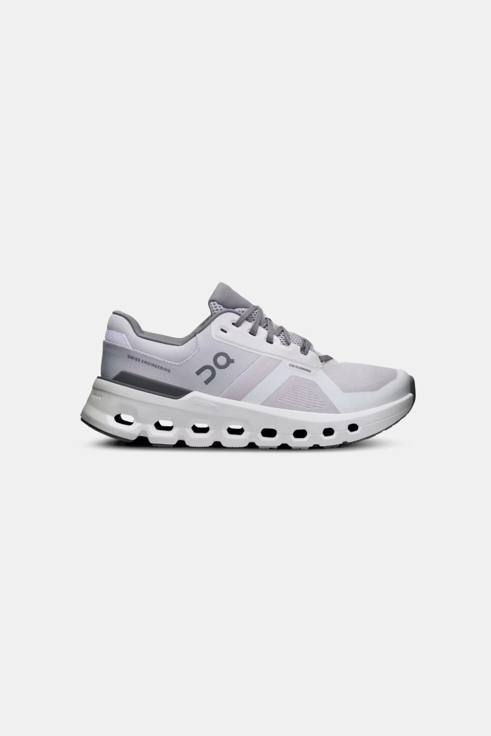 On Running Women's Cloudrunner 2 in Frost/White Superior shock absorption