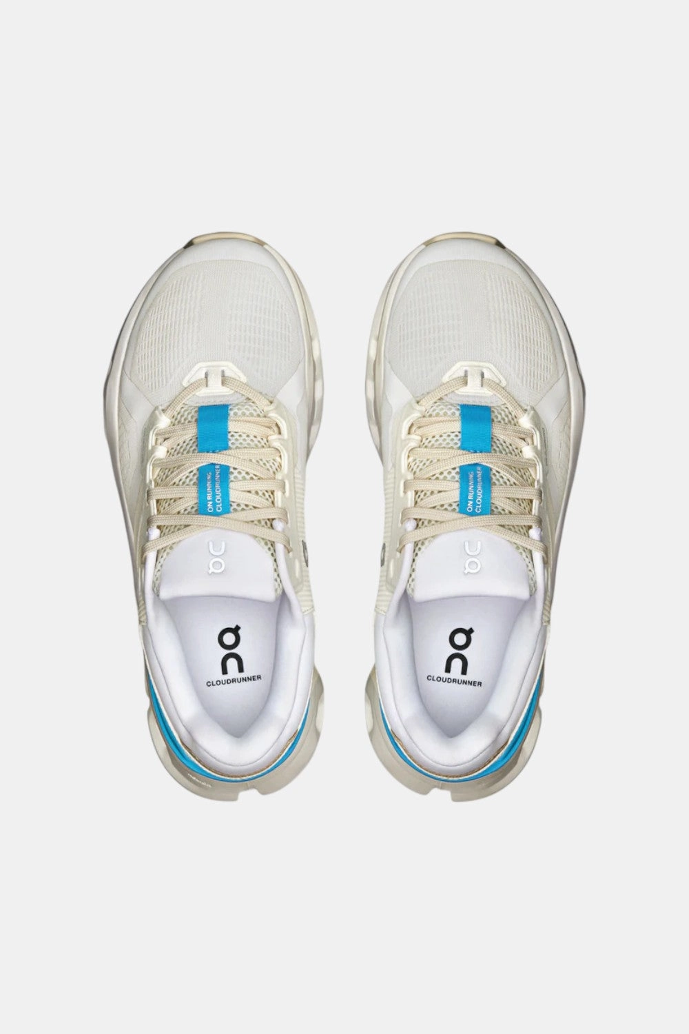 On Running Women's Cloudrunner 2 in White & Horizon Loafers style