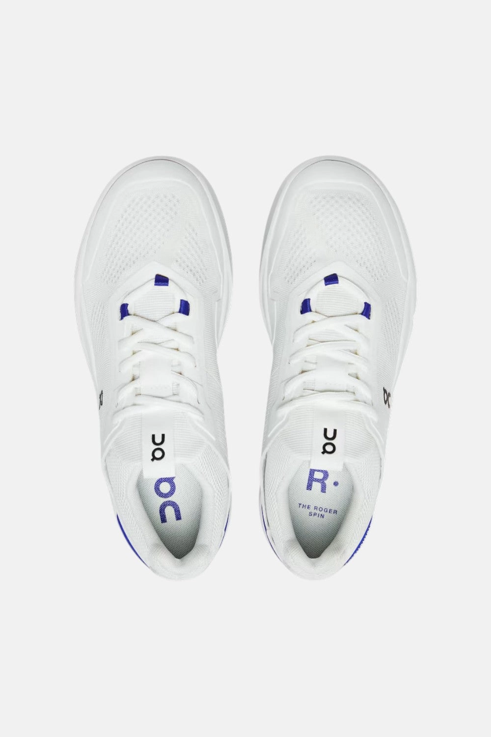 Cushioned arch Anti Slip Tread On Running Women's The Roger Spin in Undyed White/Indigo