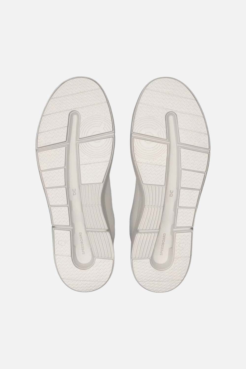 On Running Womens The Roger Advantage Sneakers in All White Water resistant upper