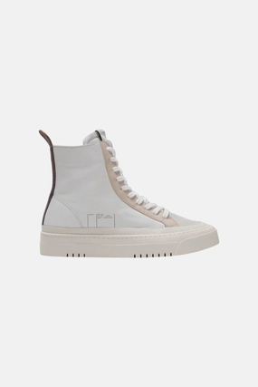 Oncept Lisbon Sneaker In White Cloud/Cappuccino Support Zone Built-In Lining