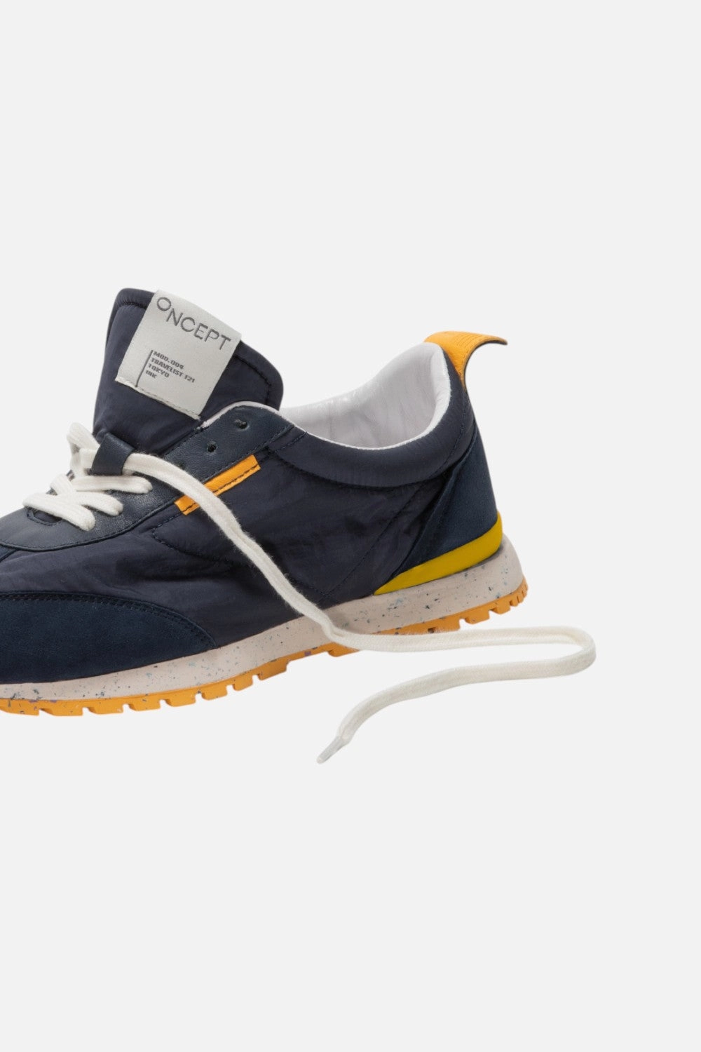 Move Smooth Sturdy materials Oncept Men Tokyo Sneakers in Ink