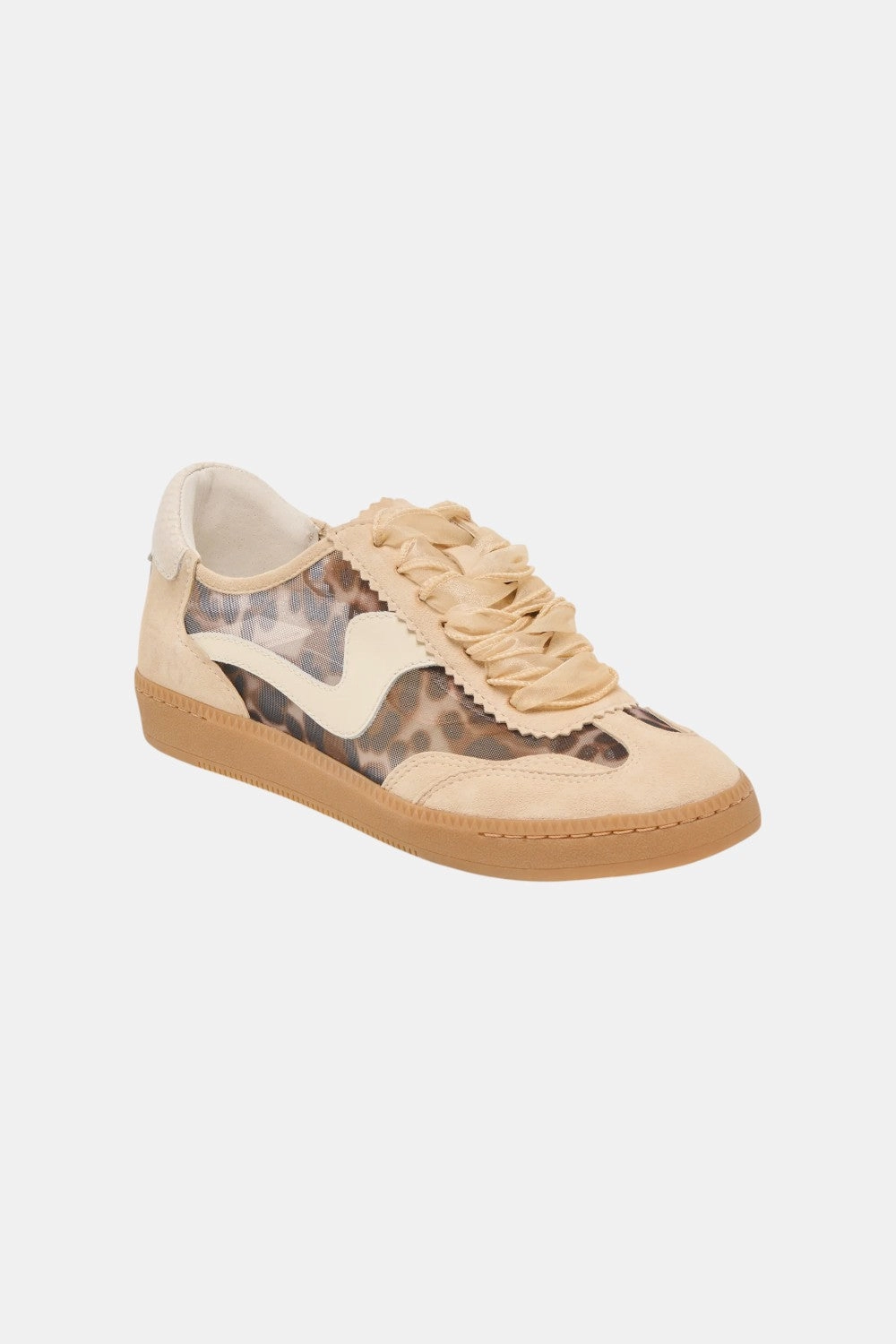 Simple Aesthetic Sporty Style Dolce Vita Notice Mesh Sneakers Lt Leopard Mesh