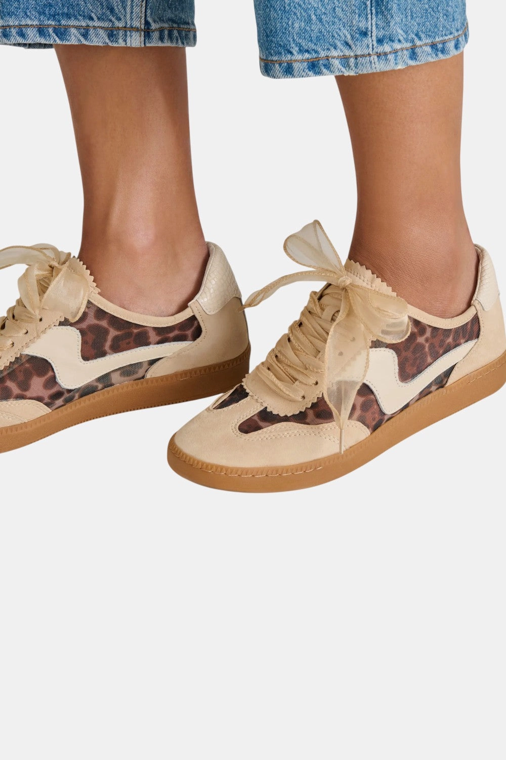 Lightweight Grip Dolce Vita Notice Mesh Sneakers Lt Leopard Mesh