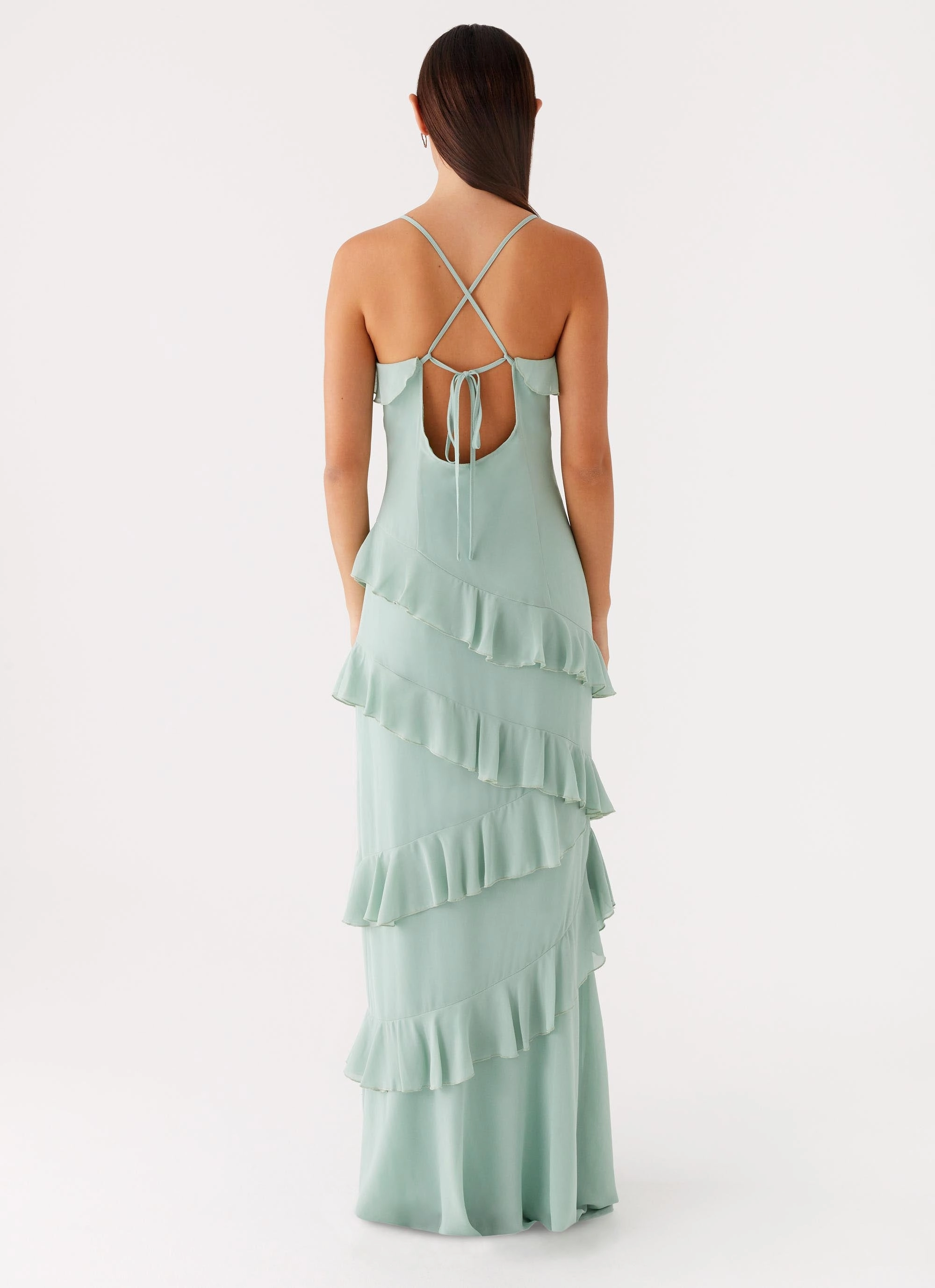 Country Club Maxi Dress - Sage Travel-Style Cool Structure