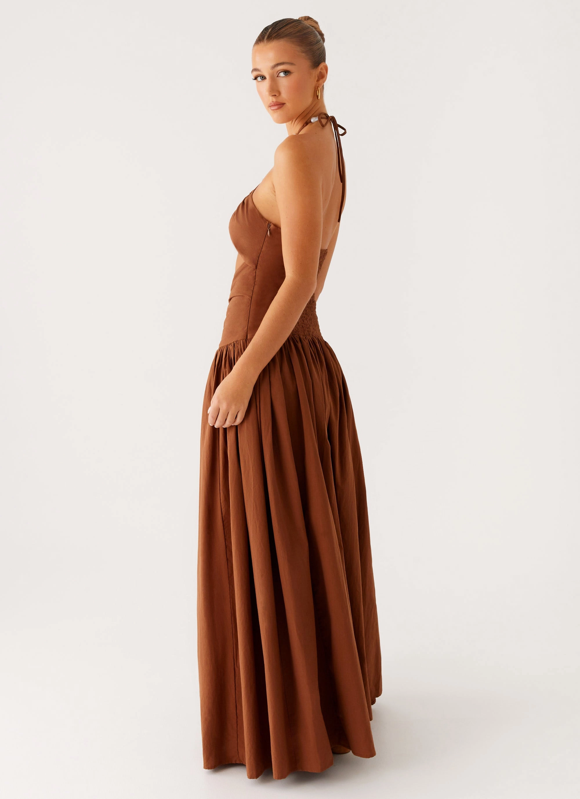 Machine-washable Paltrow Maxi Dress - Chocolate