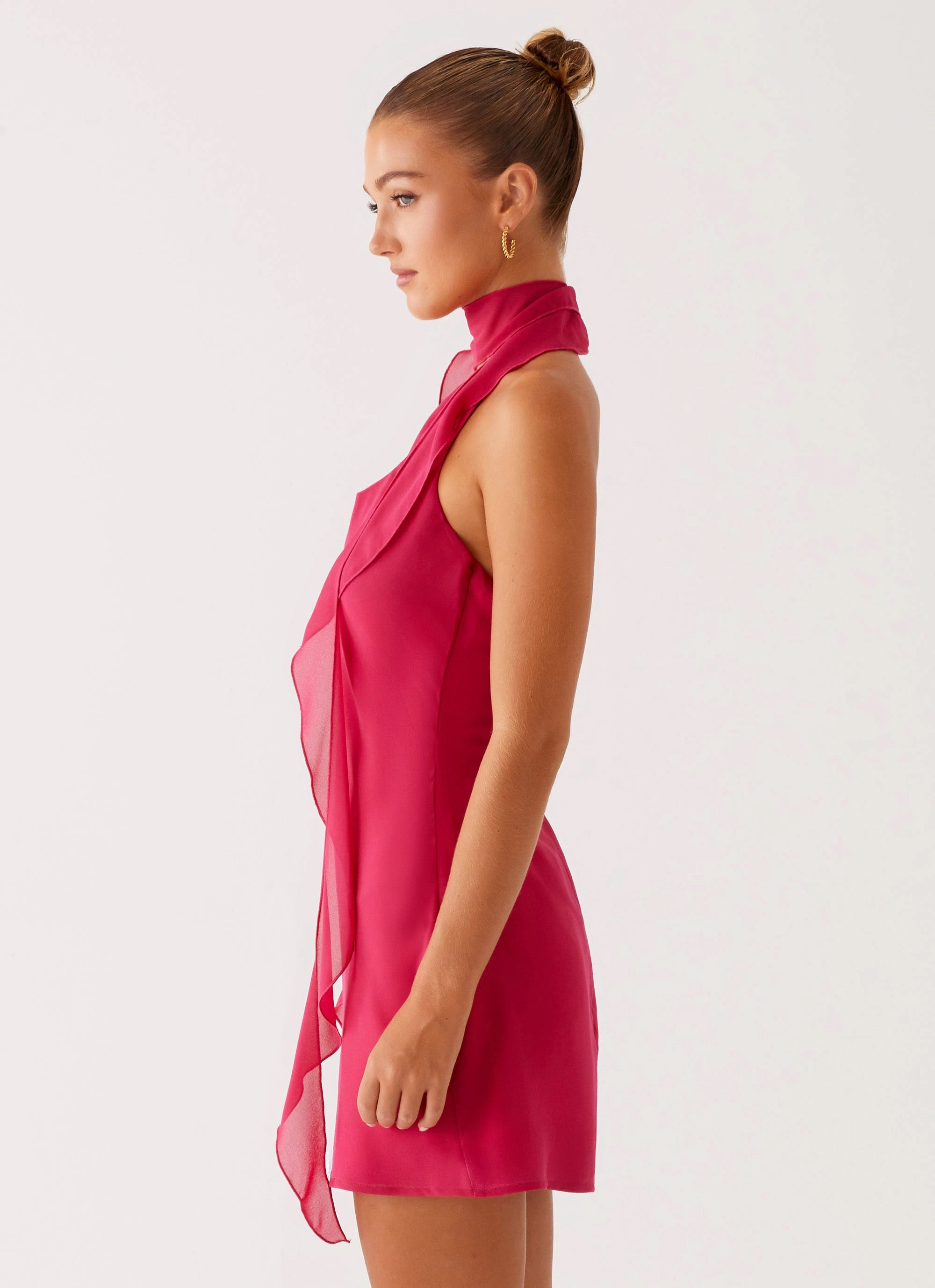 Luxe Mood Tanner Mini Dress - Fuchsia