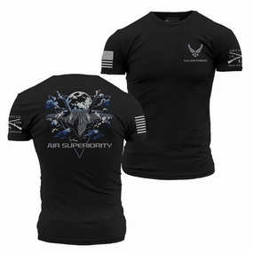 Everyday Chic USAF - Air Superiority T-Shirt - Black