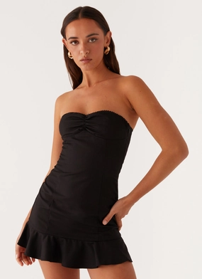 Glam Feel Luxe Fit Delmi Bustier Mini Dress - Black