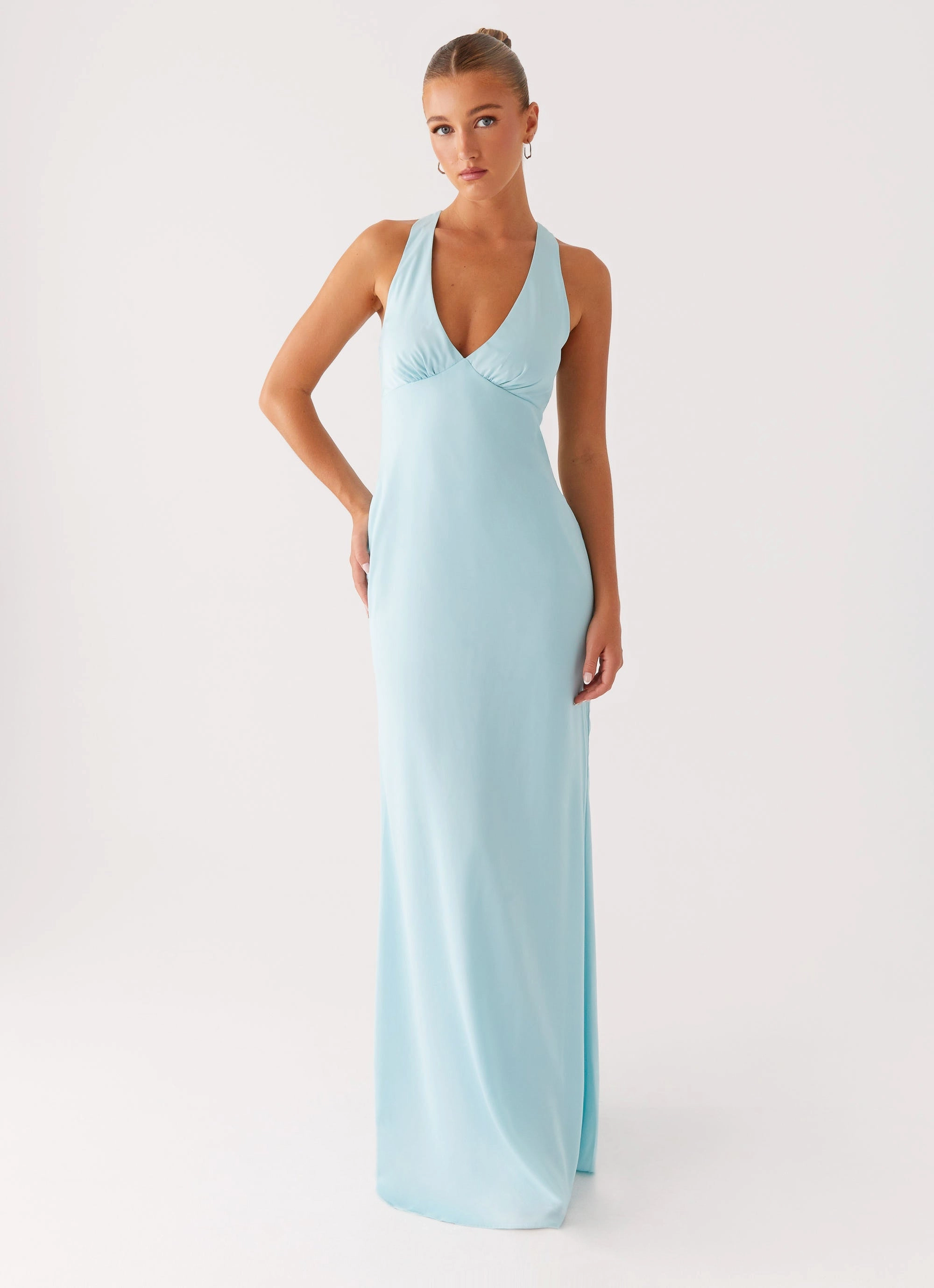 FlexibleClosure Desi Halterneck Maxi Dress - Mint