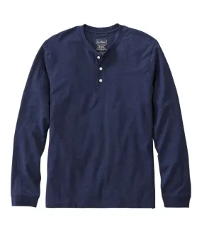 Beach Attire Performance Pima Long Sleeve Henley Men's Regular