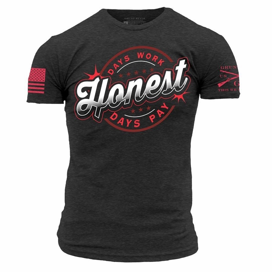 Honest T-Shirt - Charcoal Travel Comfort Style