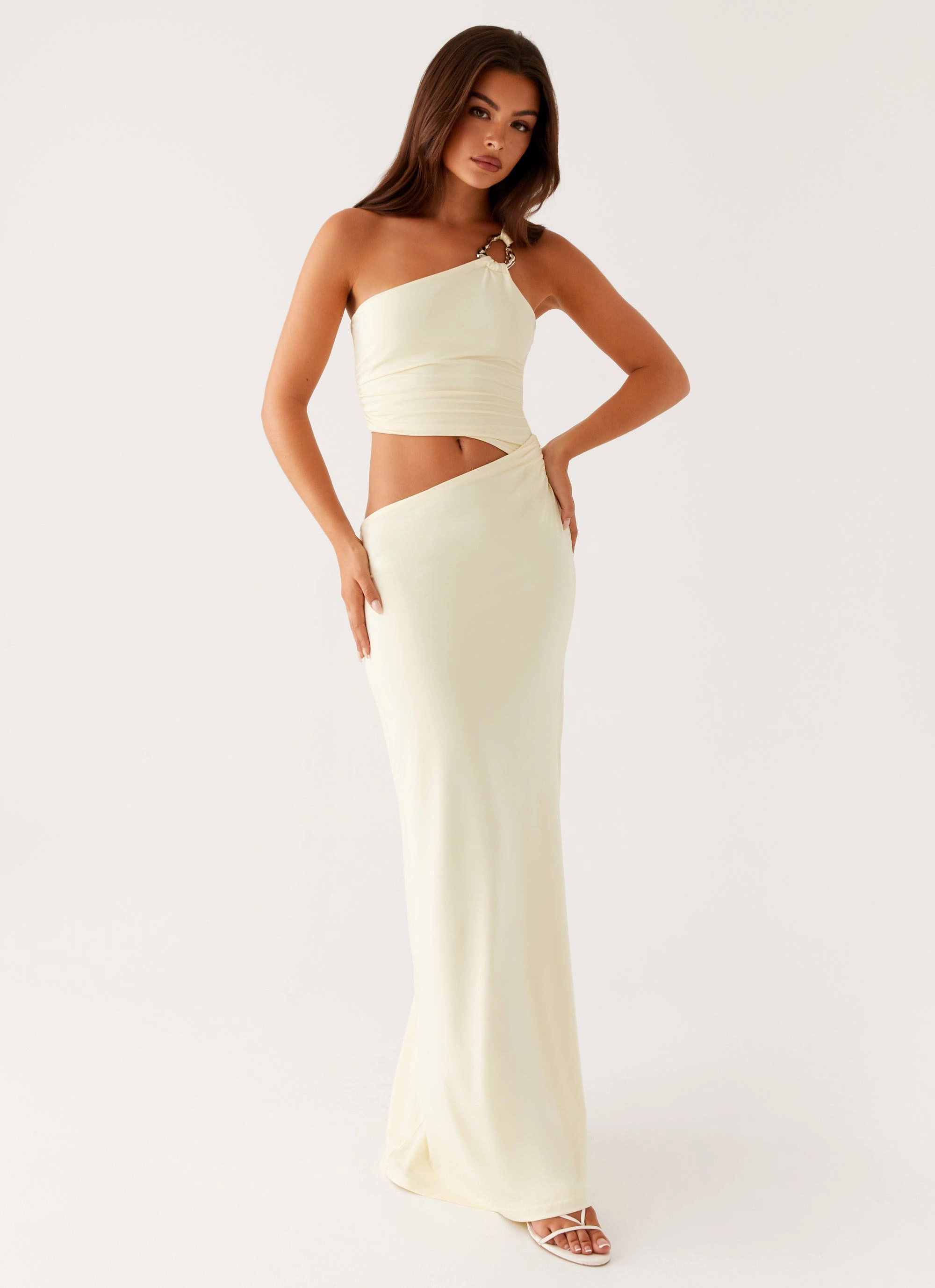 Peta Maxi Dress - Yellow Body Ease