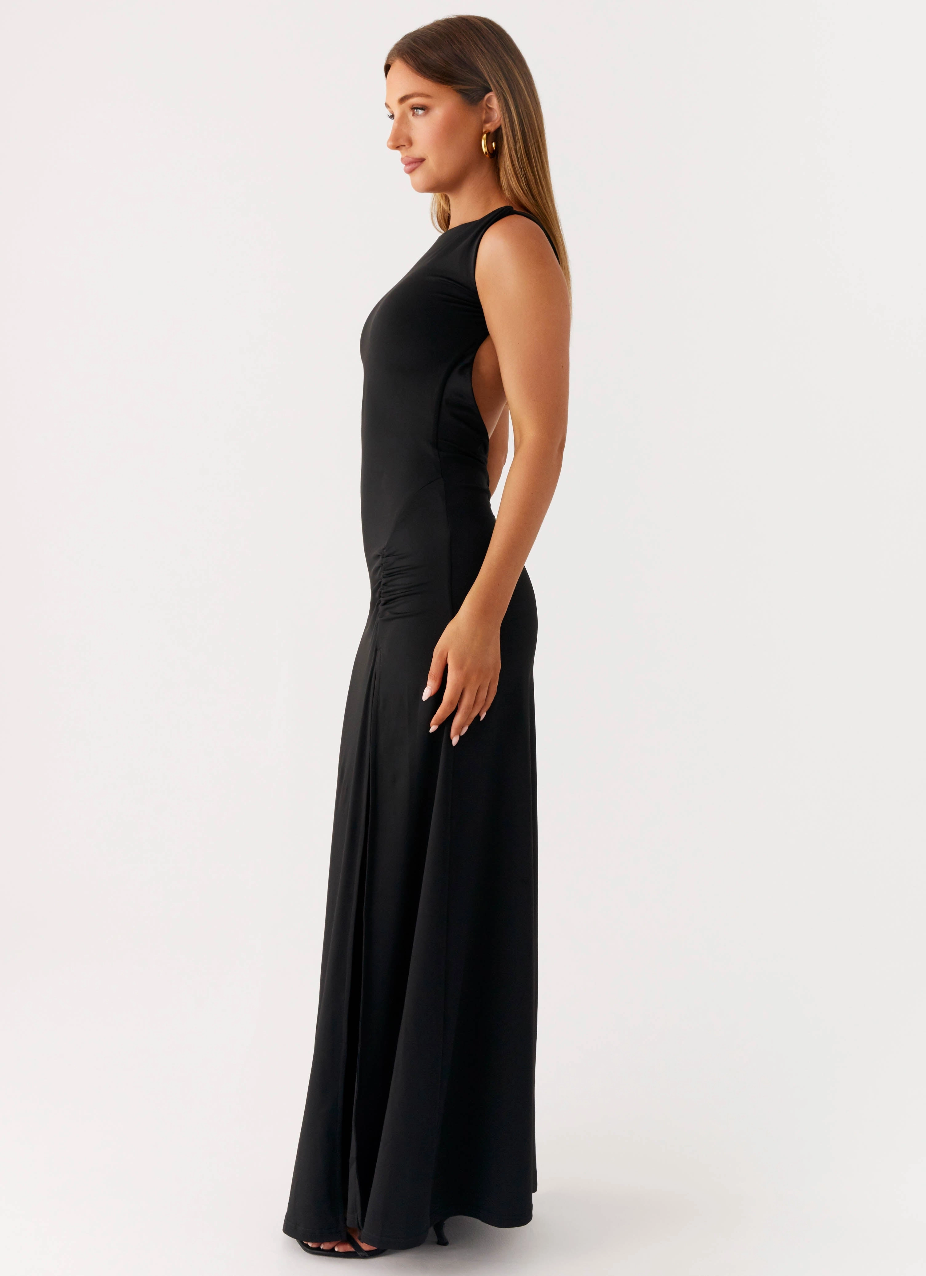 Cozy Comfort Luxe Touch Phianne Maxi Dress - Black