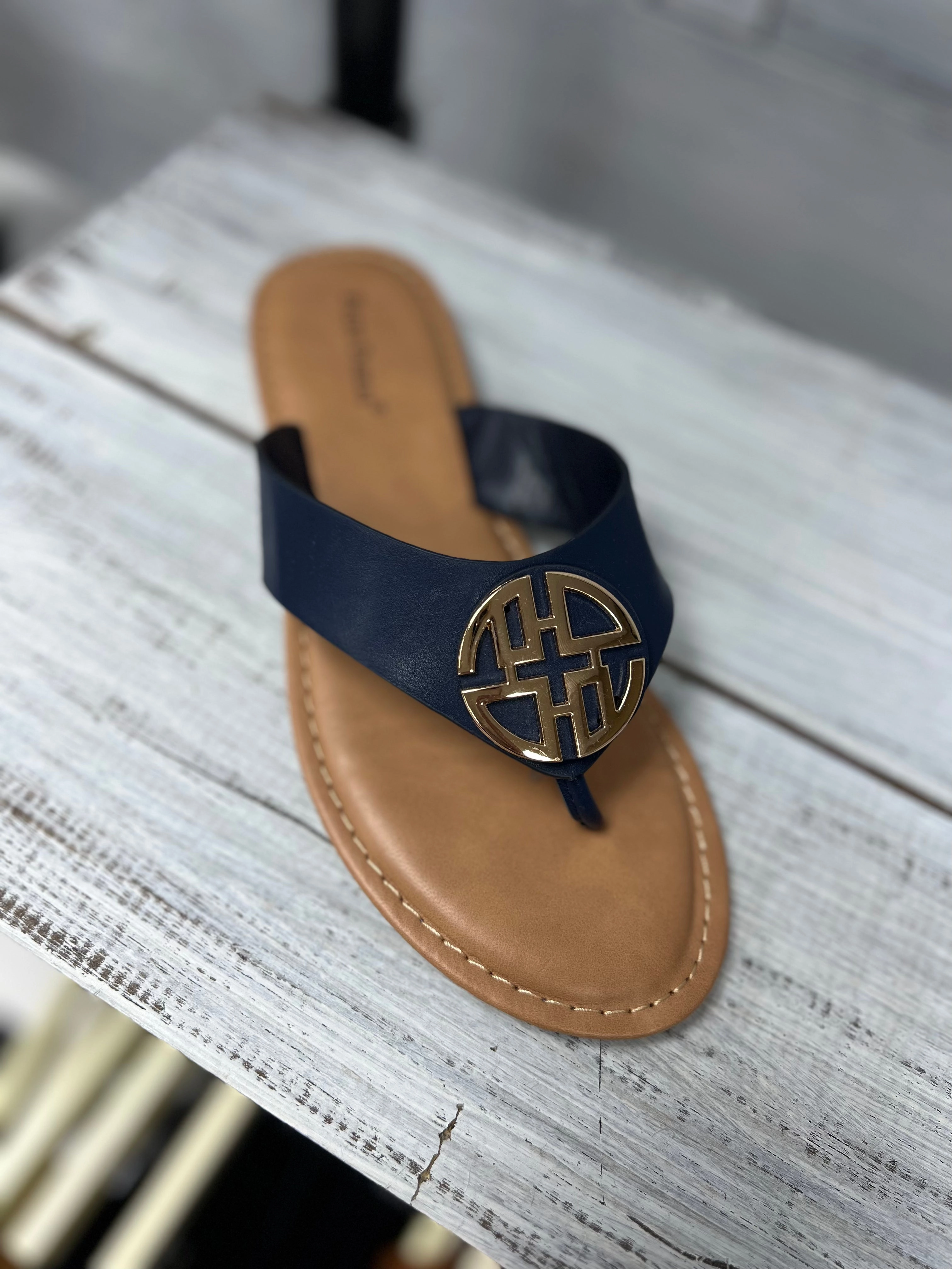 Open Steps Sustainable Cork Footbed Pierre Dumas Azul Navy