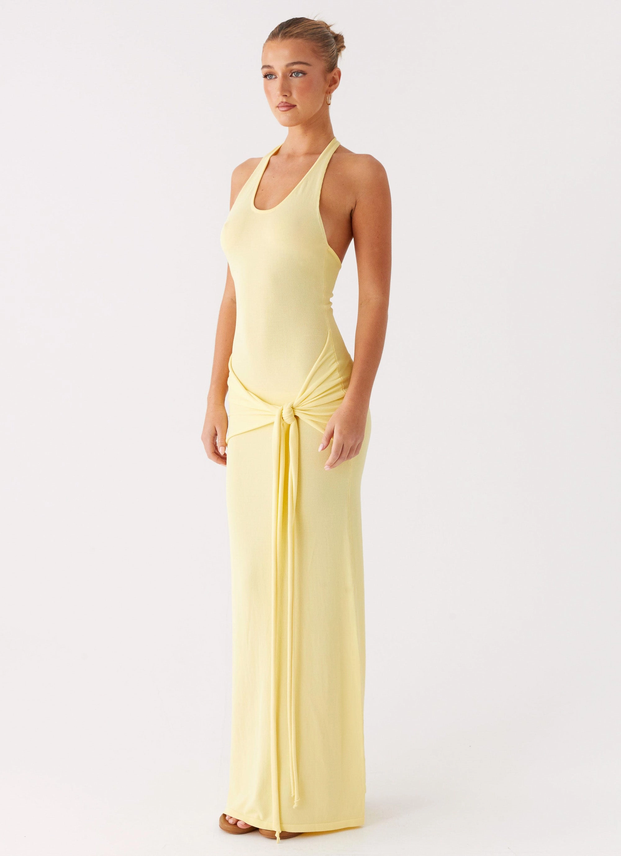 Neutral Layer Pina Colada Knit Maxi Dress - Yellow
