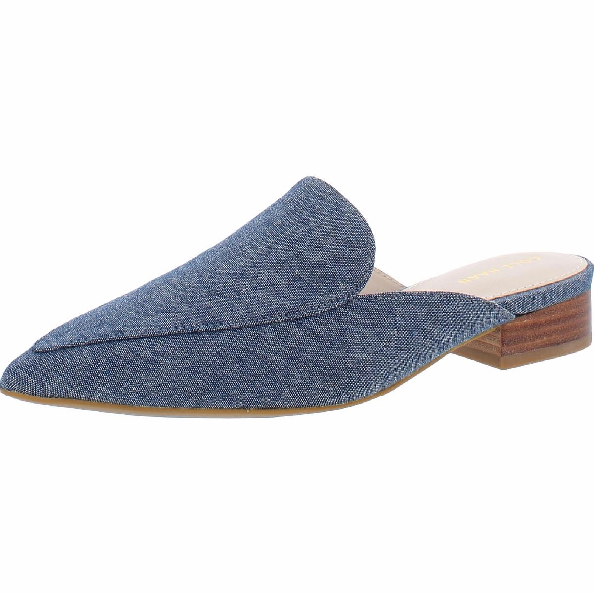 Easy on off Flexible Arch Contour Piper Womens Pointed Toe Slip On Mules