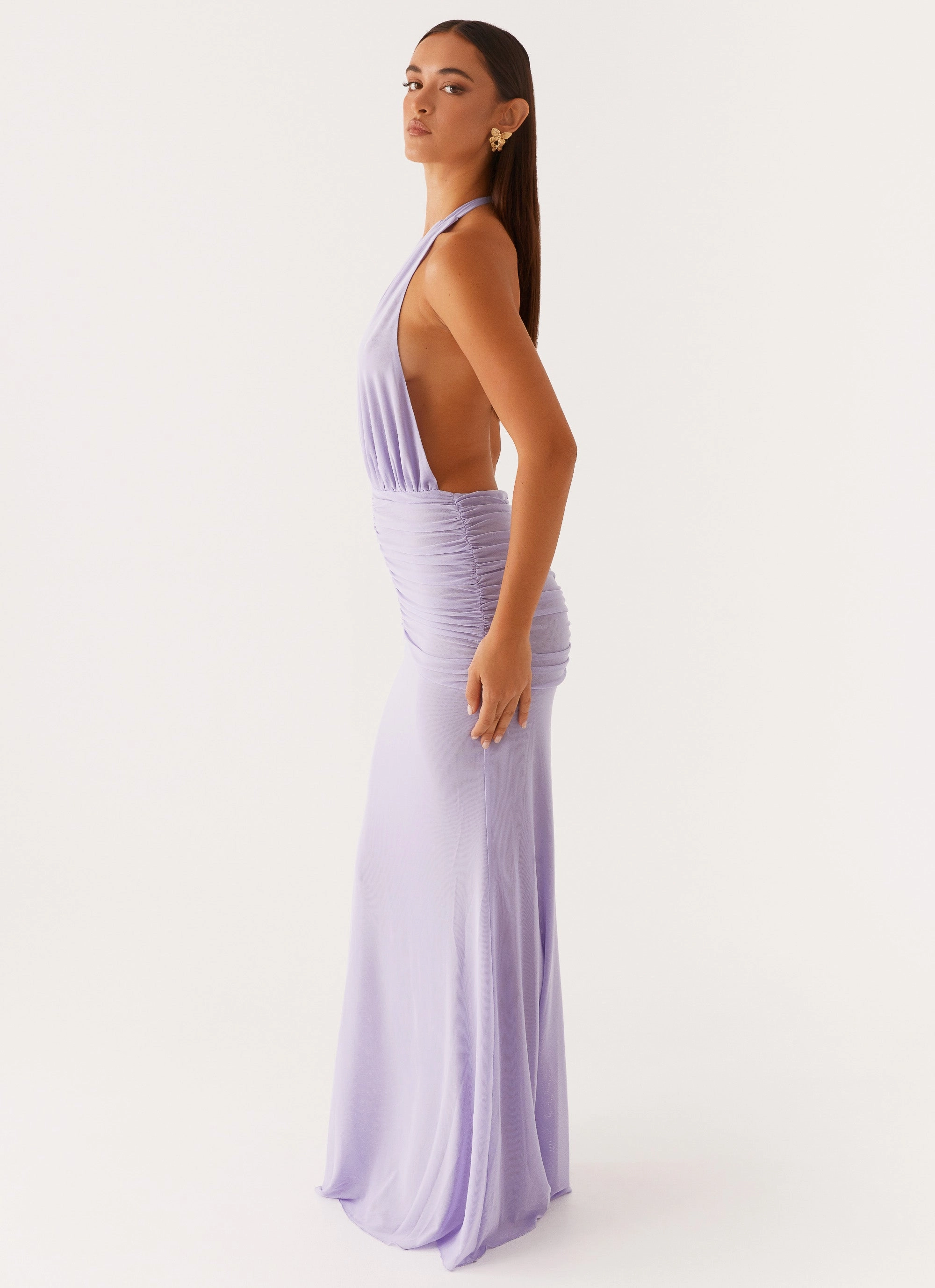 Basic Shape Places To Be Maxi Dress - Lilac