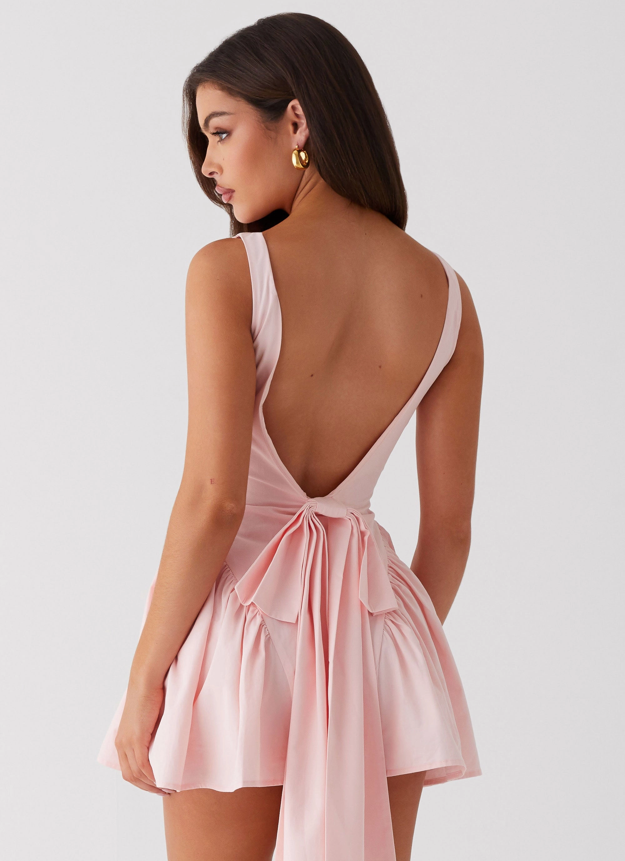Invited Mini Dress - Pink Edgy-Look Relaxed and Elegant