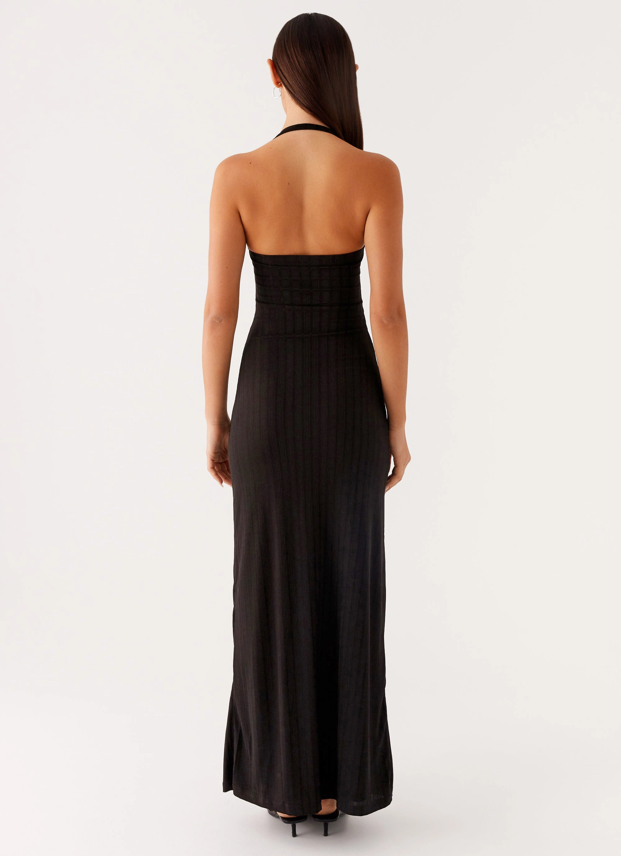 Chic Fit Wear Selene Maxi Dress - Black