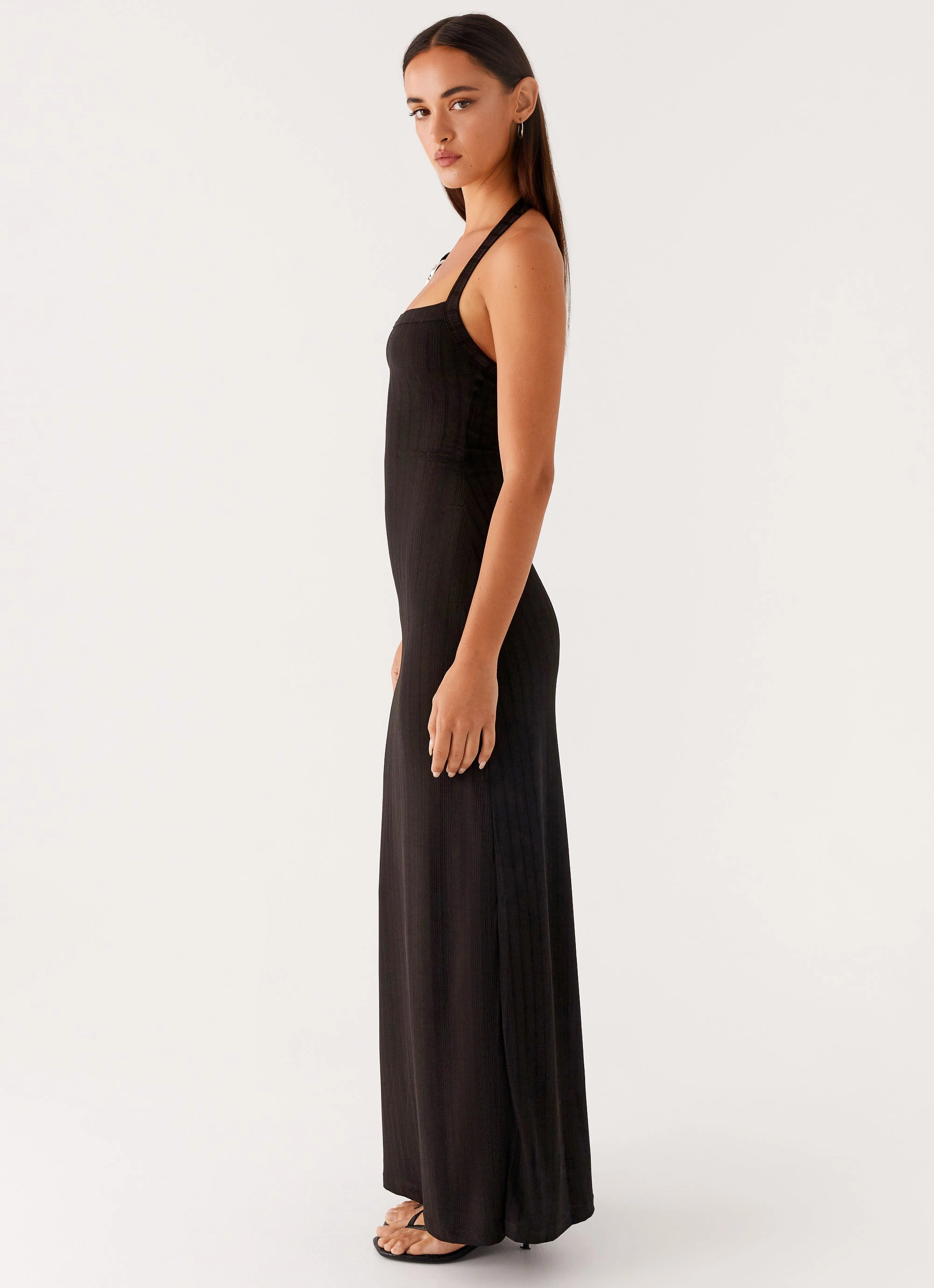 Classic Layering Selene Maxi Dress - Black