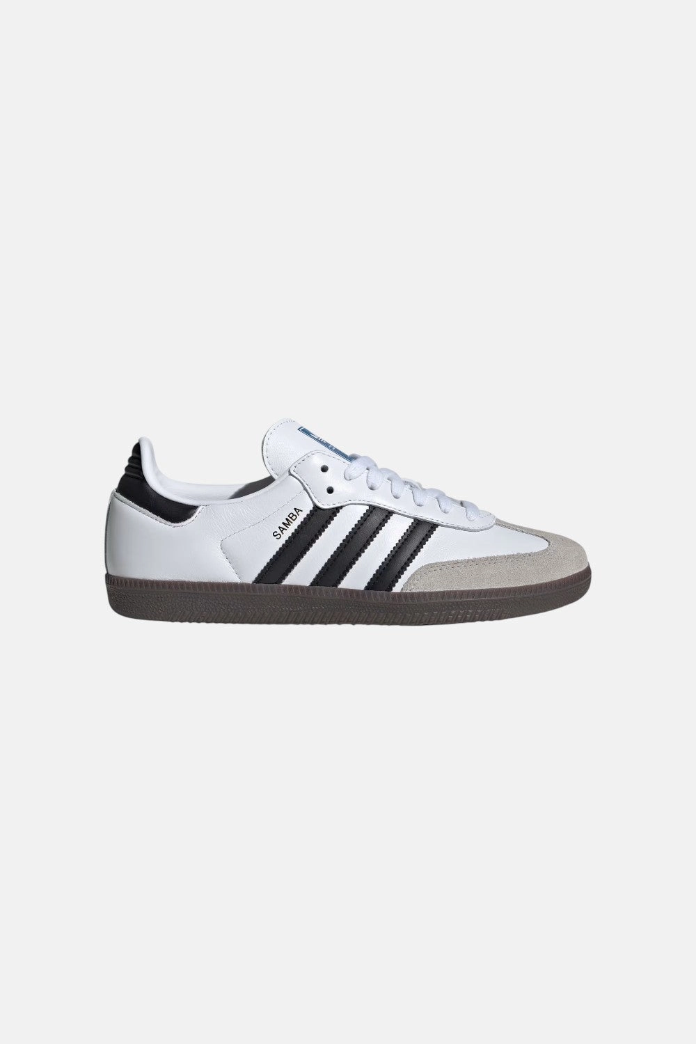 Adidas Samba OG Shoes in Cloud White / Core Black / Gum Odor Control Treatment City Gear