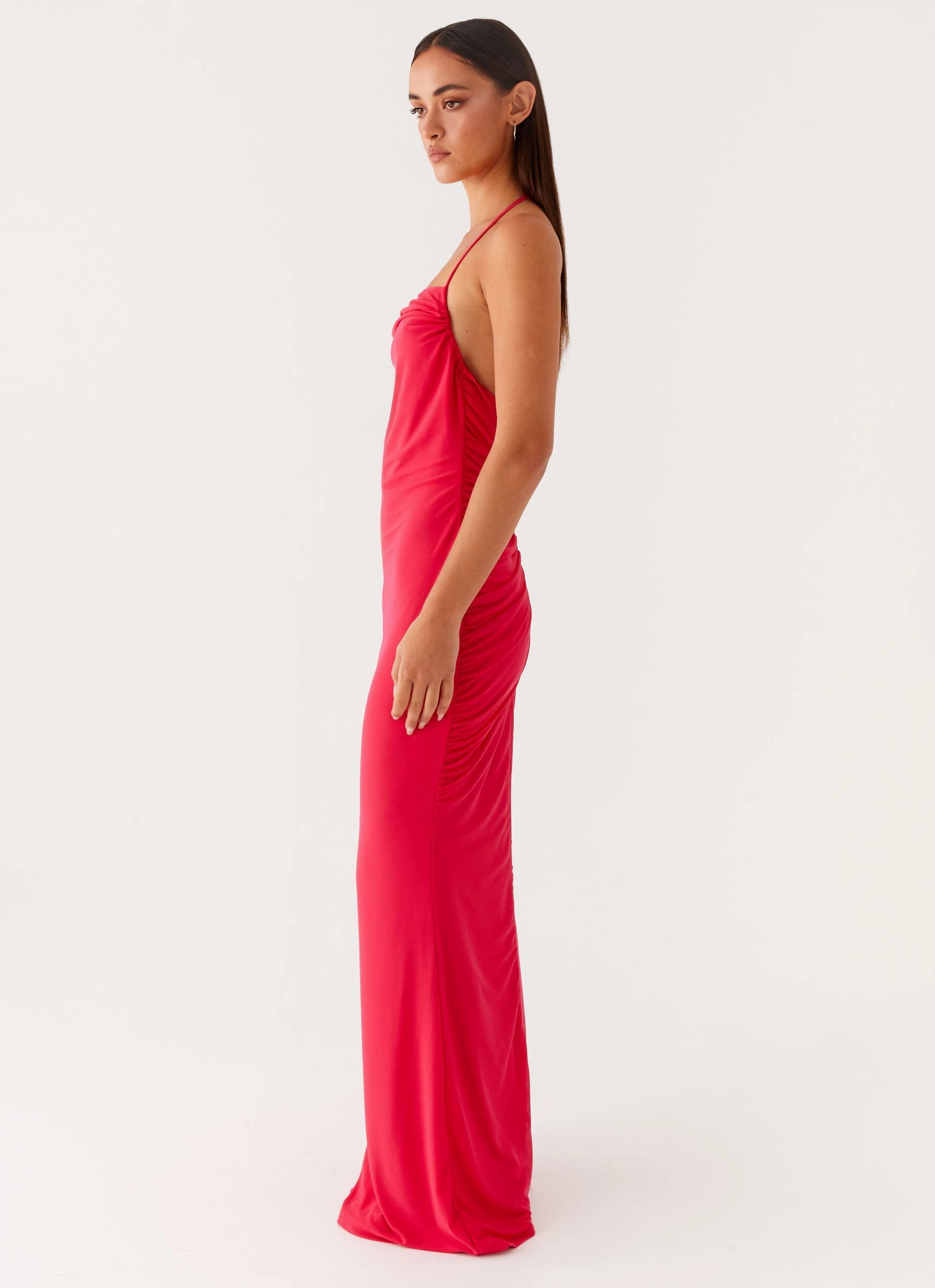 Cool Season Amari Maxi Dress - Raspberry