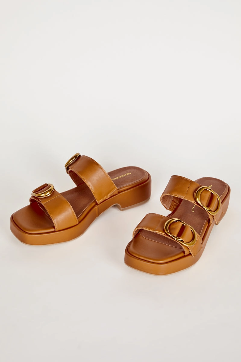 Intentionally Blank Orion Sandal in Whiskey Trail Simple Walk