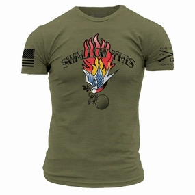 Light Fashion Swallow This T-Shirt - Military Green