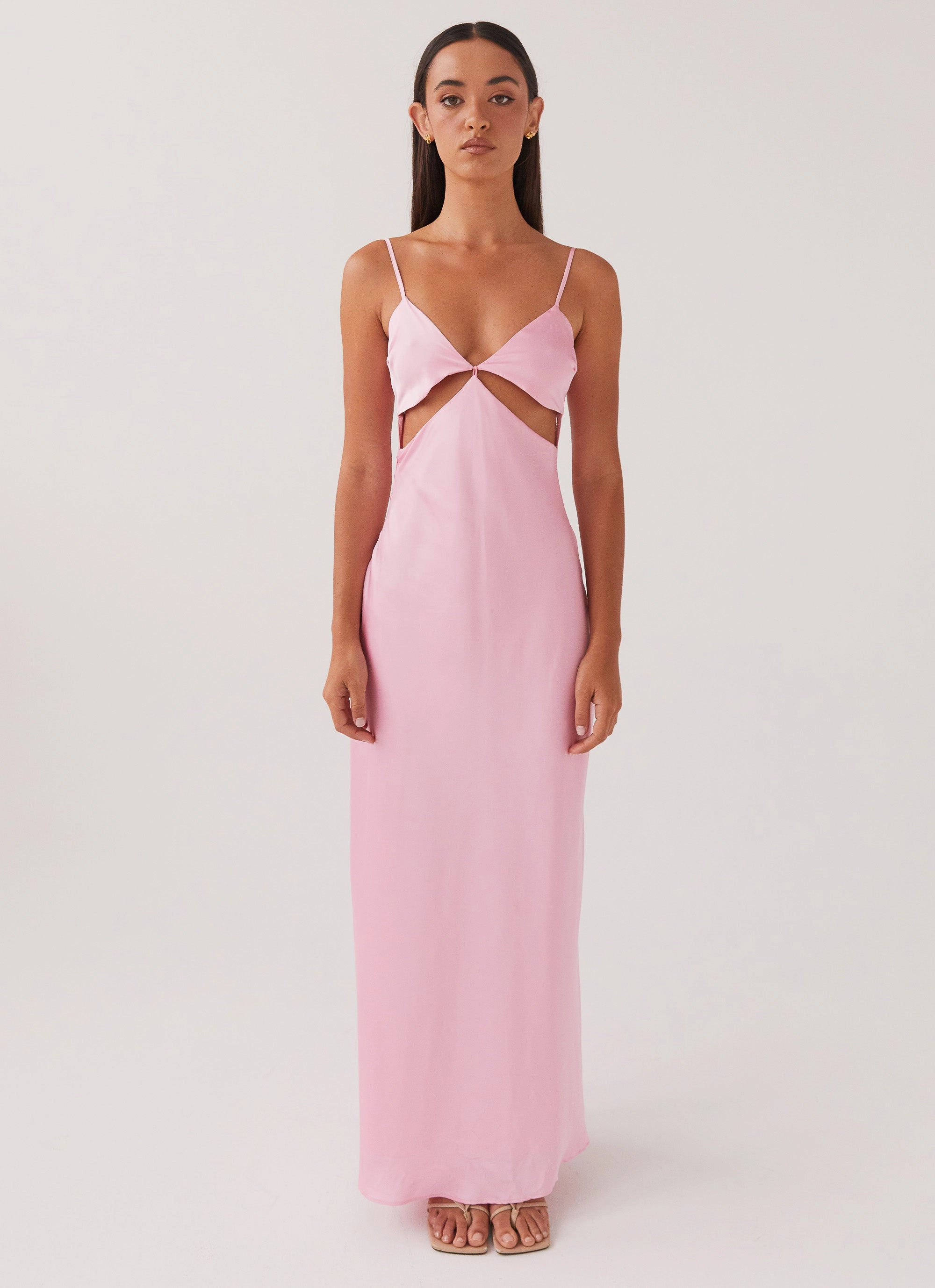 Slim Touch Effortless Piece Pretty In Pink Maxi Dress - Rose Quartz