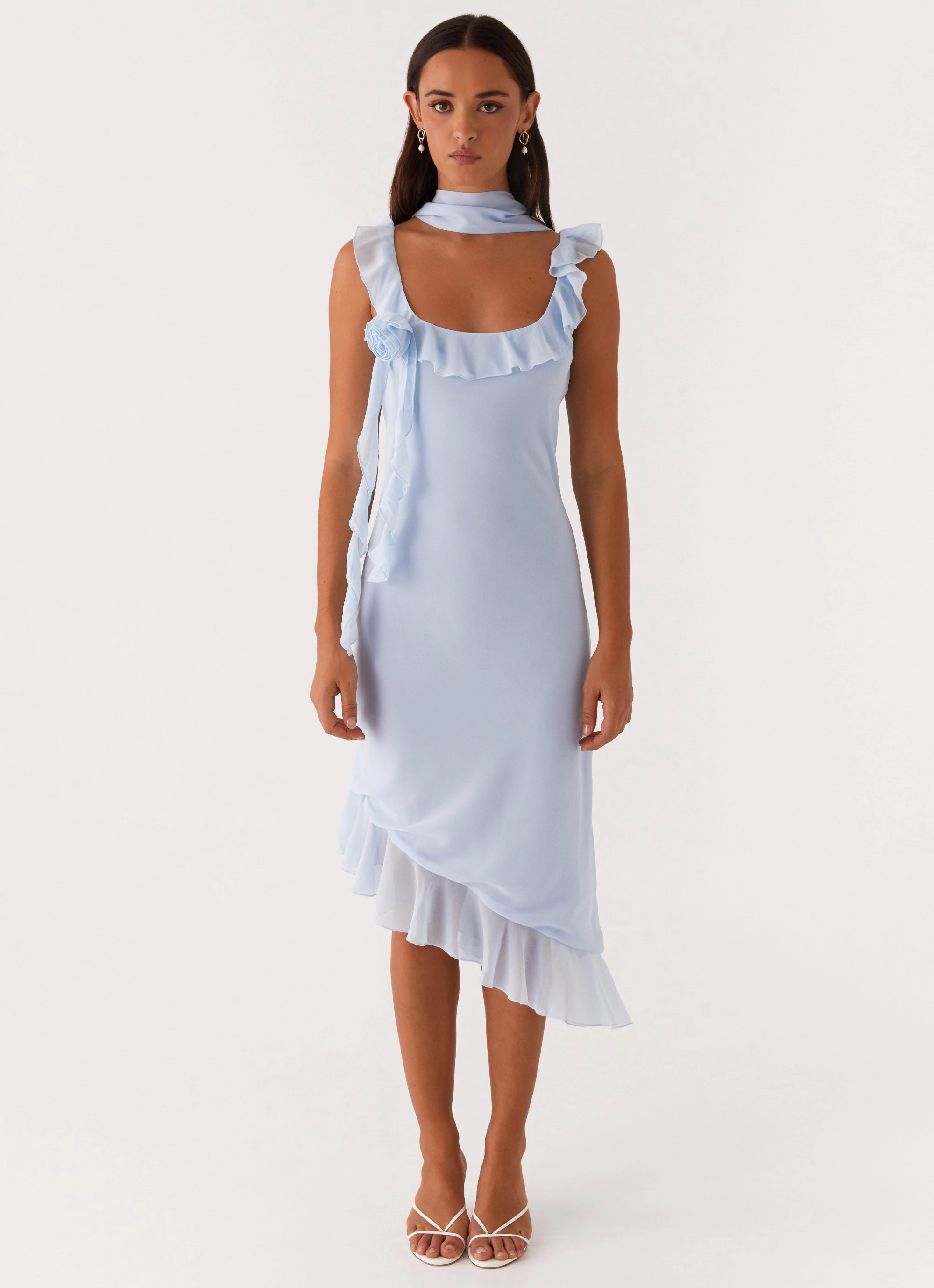 Fariday Midi Dress - Blue Trend Focused