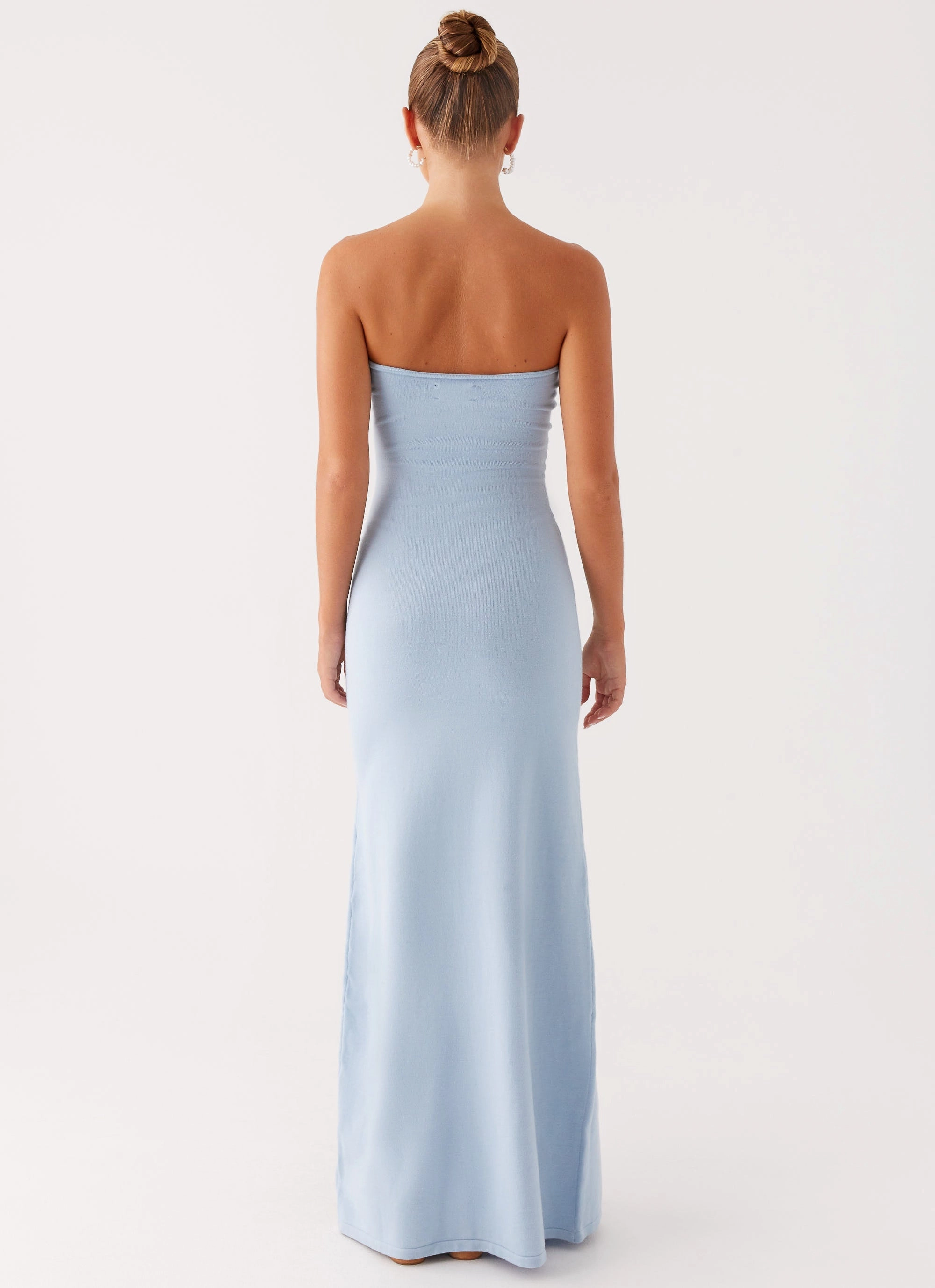 Samson Knit Maxi Dress - Blue Sleek Appearance