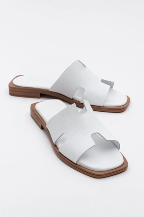Soft Soles Comfort Travel Jez Leather Slide Sandal (Women)