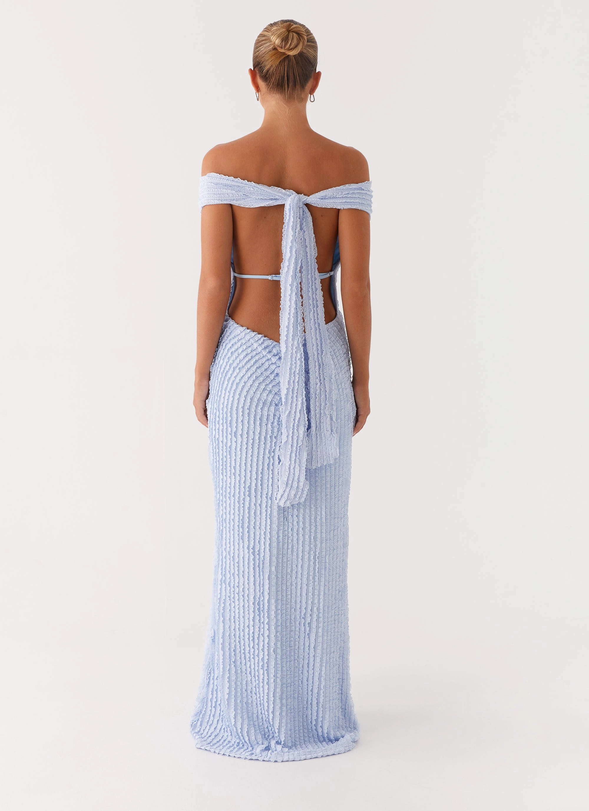 Chantelle Maxi Dress - Blue Neutral Flow