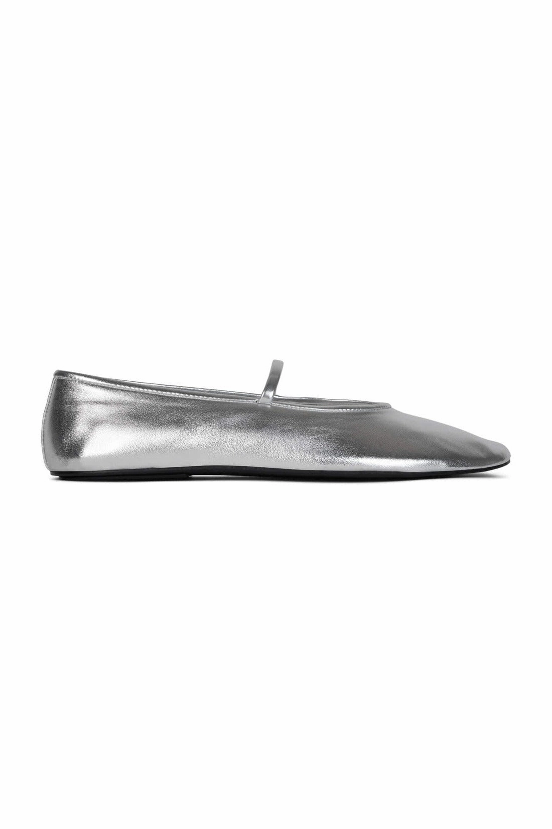 padded insole Jeffrey Campbell Dancerina Flat in Silver