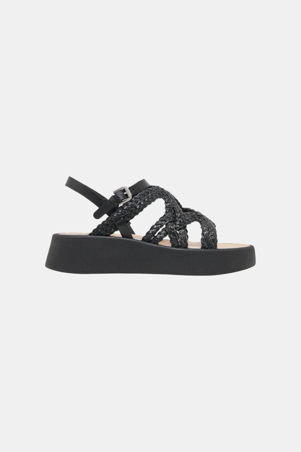 Dolce Vita Gatsby Sandals in Black Leather Stay Comfortable Easy Summer Style