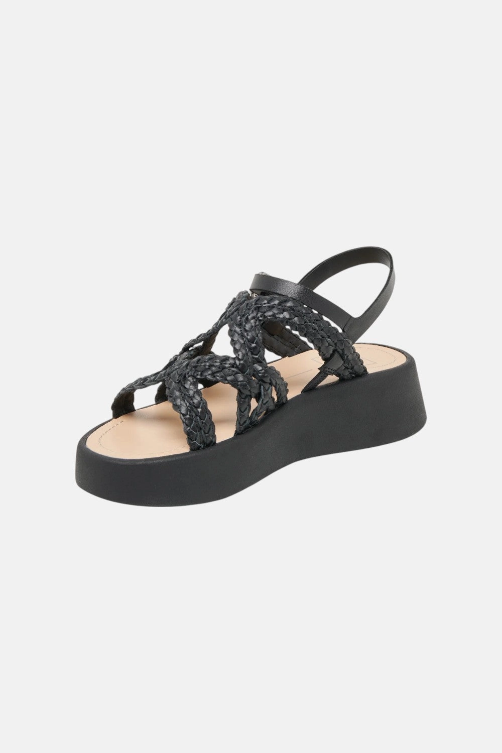 Dolce Vita Gatsby Sandals in Black Leather Comfort Sandals Comfortable Insole