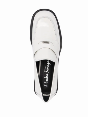 Speed Ferragamo Nyx 30 Patent Leather Loafers