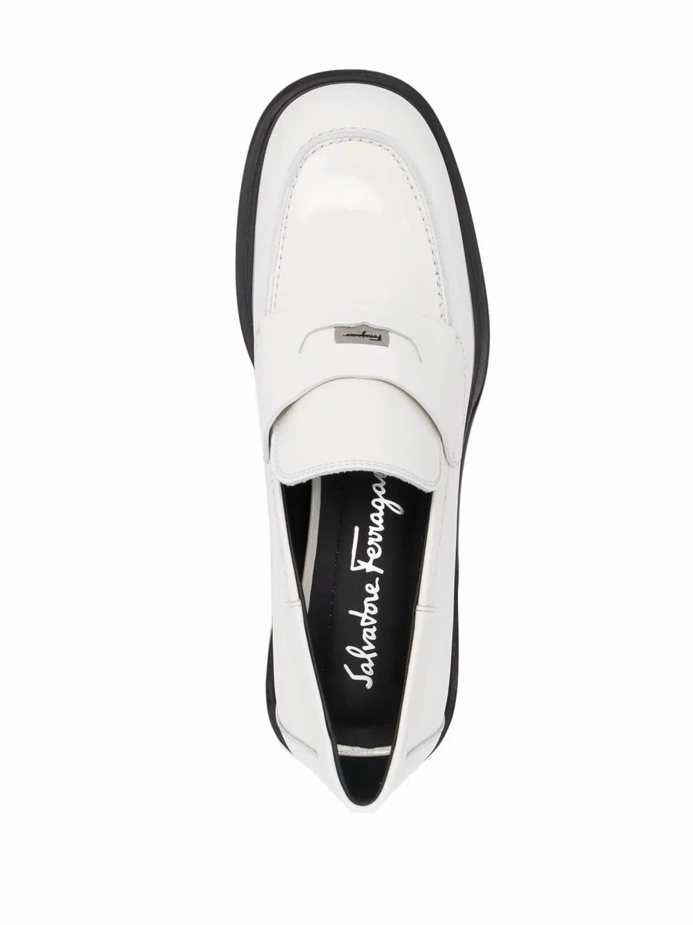Speed Ferragamo Nyx 30 Patent Leather Loafers