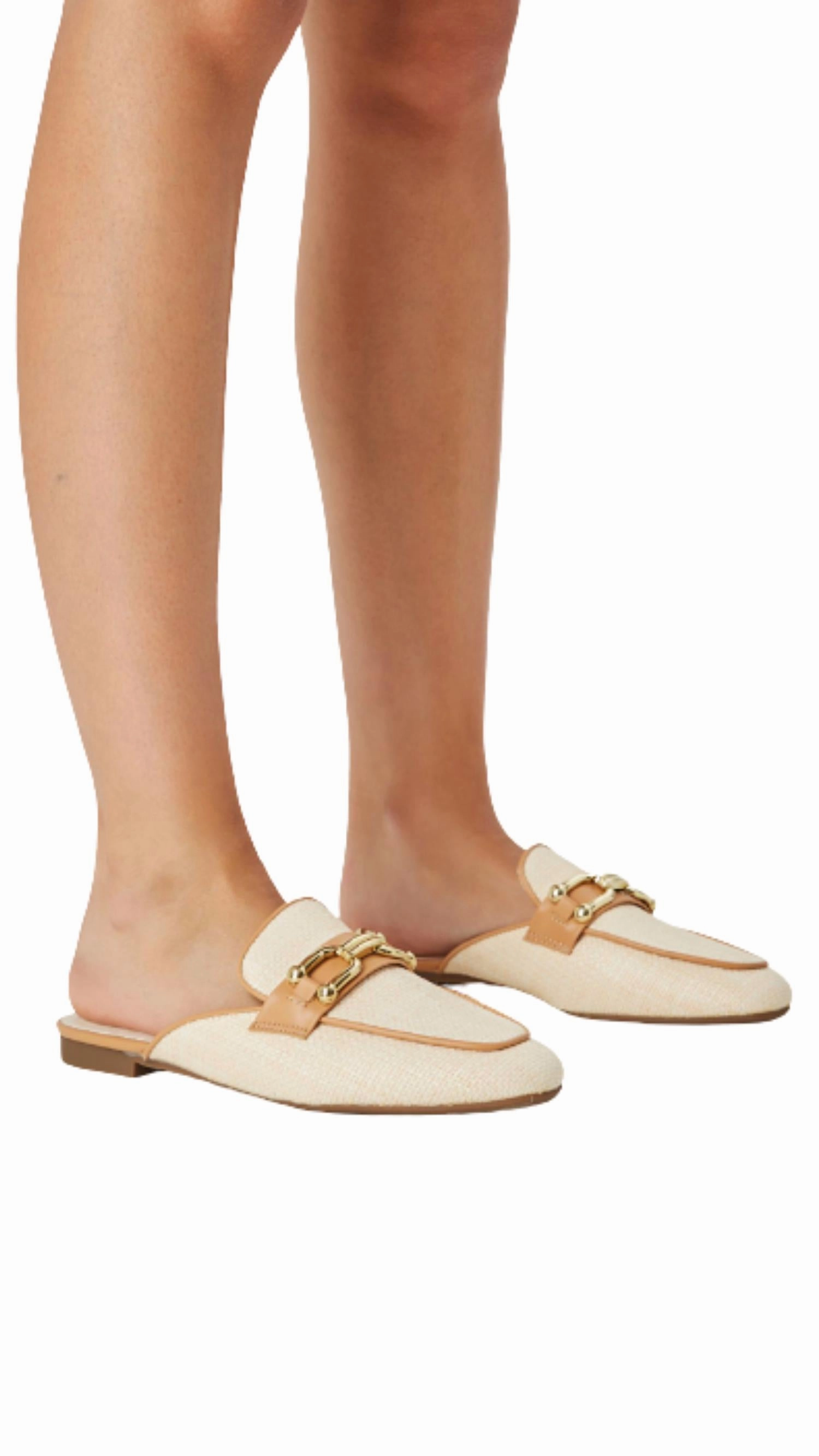 Women's Elliot Mules In Vanilla Comfortable Mobility