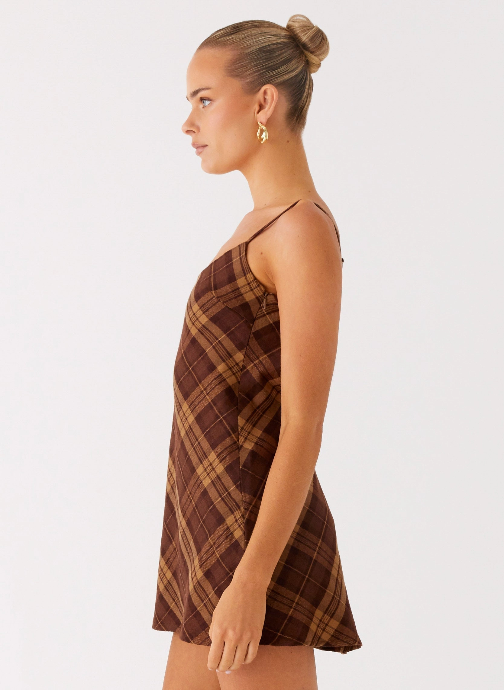 Radio Star Mini Dress - Plaid Practical work-to-play piece