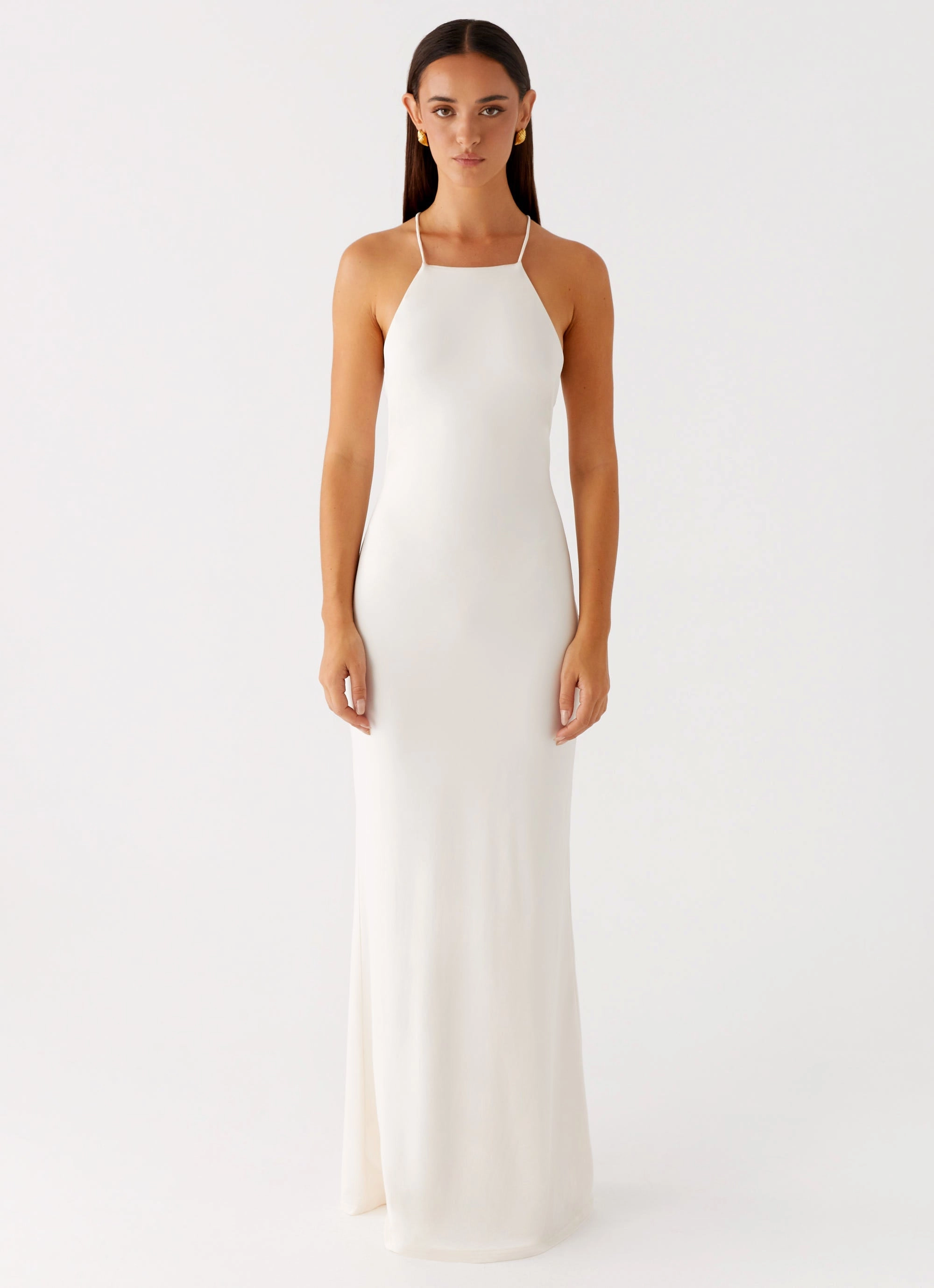 Easy Layers Raffa Pearl Maxi Dress - Ivory