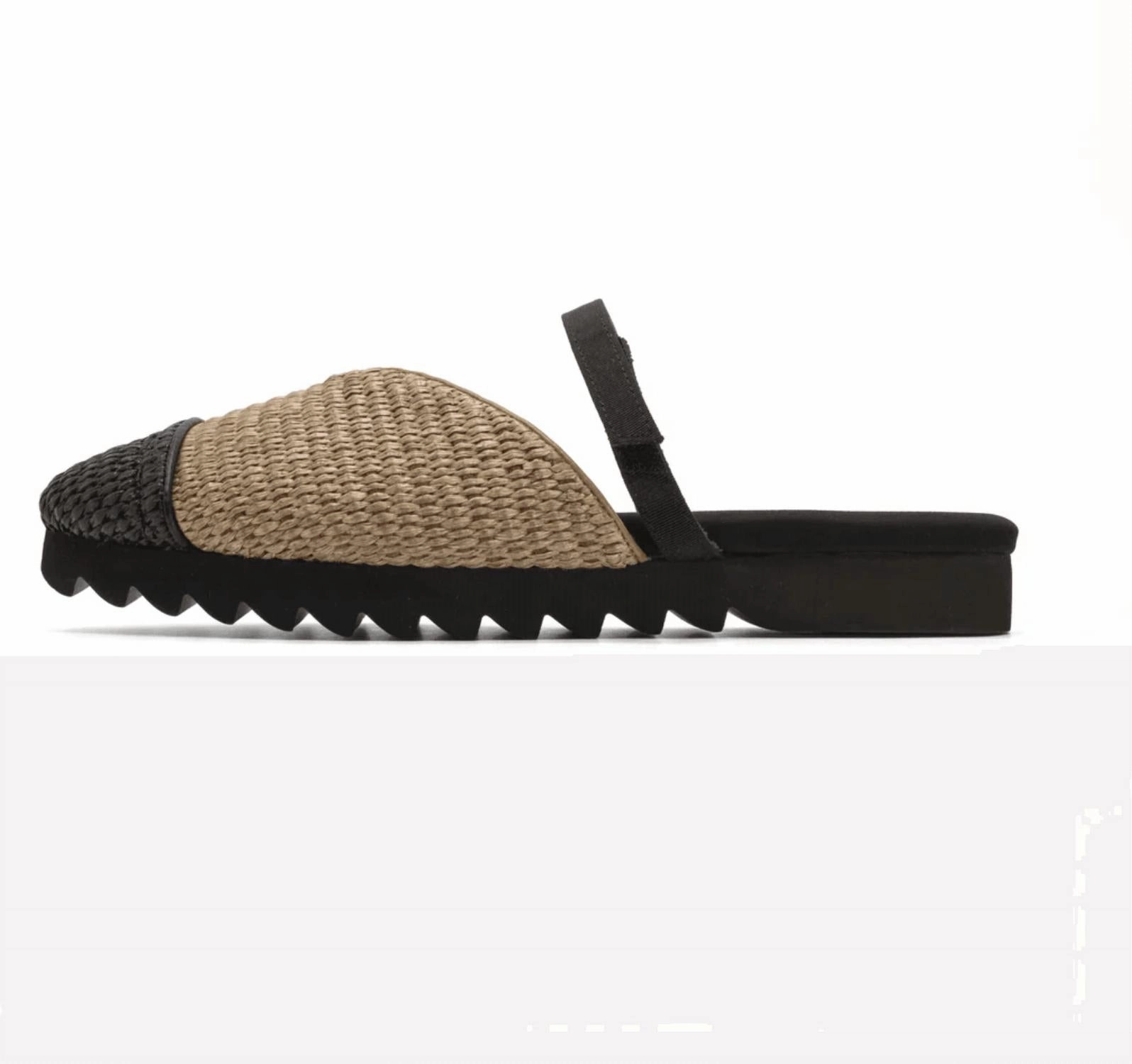 Responsive Raffy Cap Mules In Natural/black