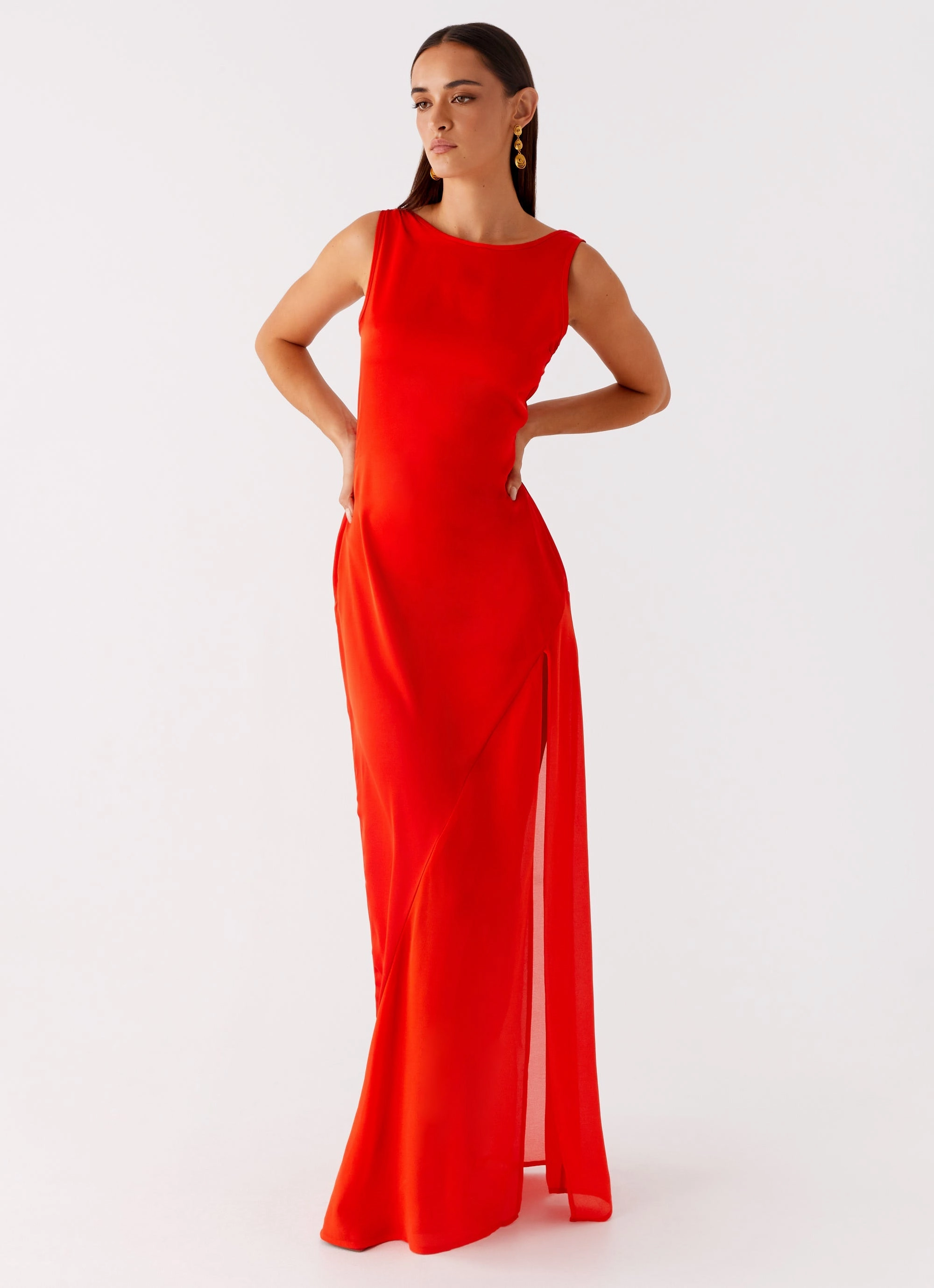 Effortless Vibe Gentle Fit Ramiro Maxi Dress - Red