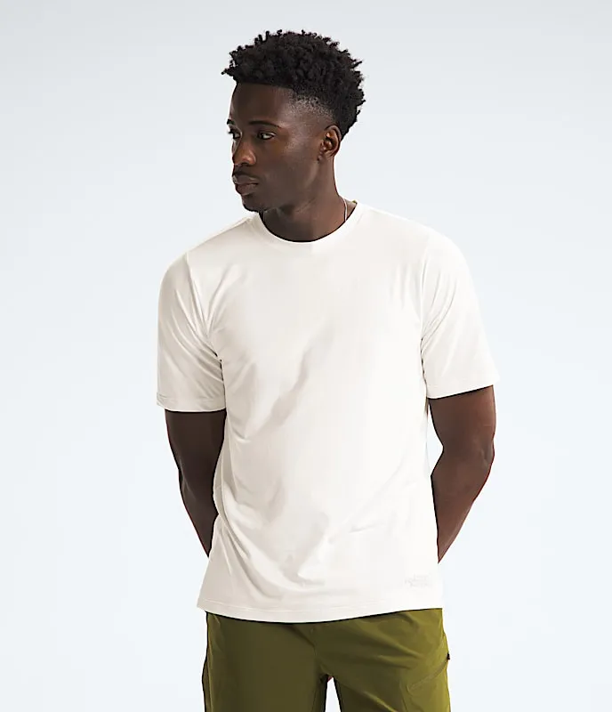 Linen blend Men's Dune Sky S/S Crew