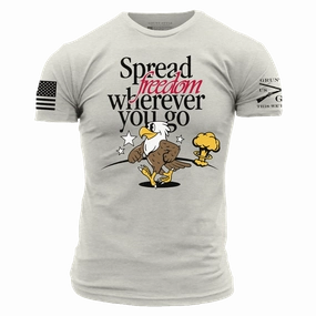 Versatile Top Running Gear Spreading Freedom T-Shirt - Sand